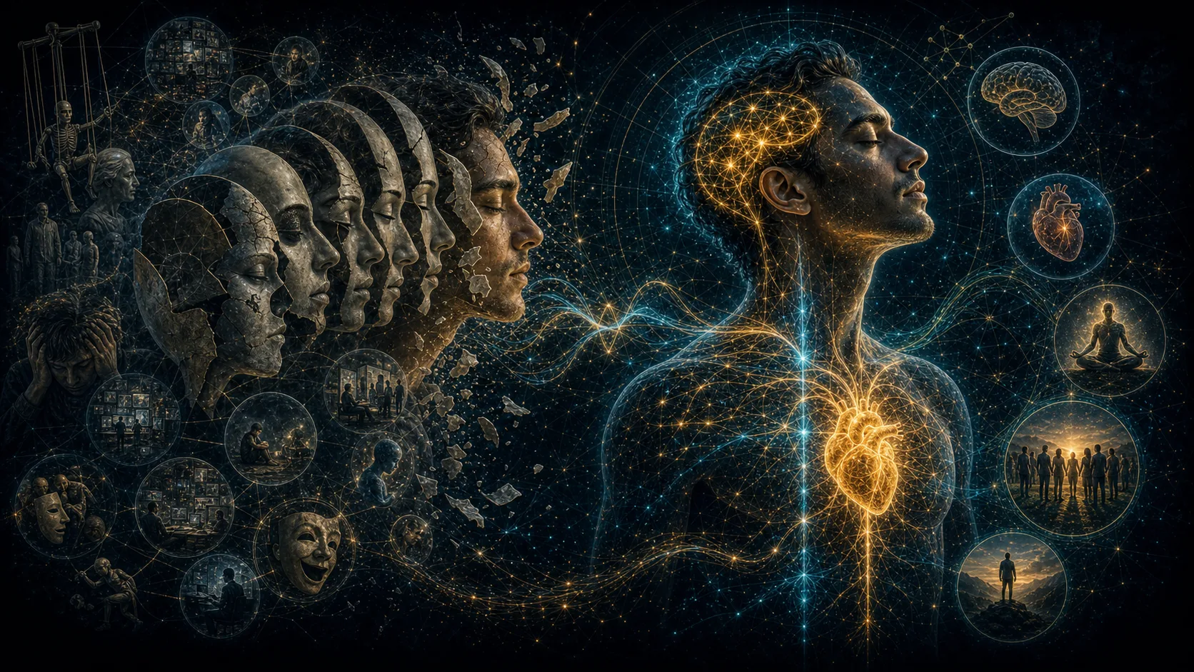 Concept map for Finding Your True Self